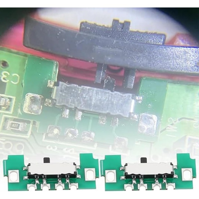 2pcs Replacement ON Off Power Switch Slide Button Board for