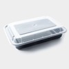 Hyper Mart [10 Pack 1 Compartment BPA Free Reusable Meal