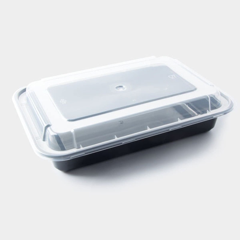 Hyper Mart [10 Pack 1 Compartment BPA Free Reusable Meal
