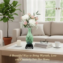 Yizhor Puzzle Vase for Adults – Build a Unique 3D Flower Vase with 160 Pieces, Decorative Adult Craft Project & Thoughtful Valentine’s Day Gift for Her