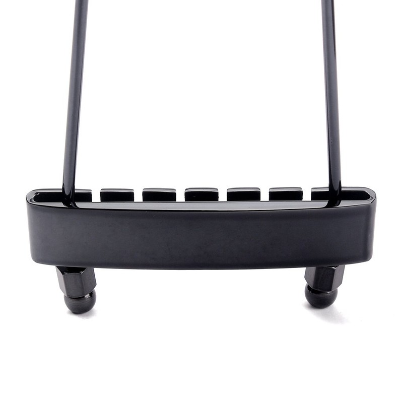 Alnicov 6 String Guitar Trapezoidal Tailpiece Bridge for Jazz Archtop