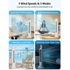 Uthfy 31" Electric Tower Fan That Blow Cold Air, Quiet