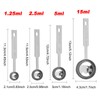 FOSDICK Set of 4 Measuring Spoons, Stainless Steel Coffee Spoons,