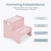 Dream On Me Little Steps Step Stool in Pink –