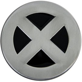 Fun Buckles Unisex-Adult's X-Man Die Cast Pewter Finish Enameled Belt Buckle
