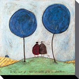 Art Group AFWDC91288 The Sam Toft The Day I Met You Canvas Print, Cotton, Multi-Colour, 1.8 x 30 x 30 cm