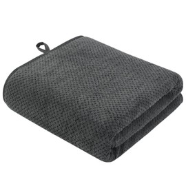 VIVOTE 1 Piece Large Microfibre Bath Towel, Super Absorbent& Quick Drying Bath Sheet, Dry Hair and Body, Bath Towel for Shower, Swimming, Sauna, Spa, etc. 90×180CM Grey