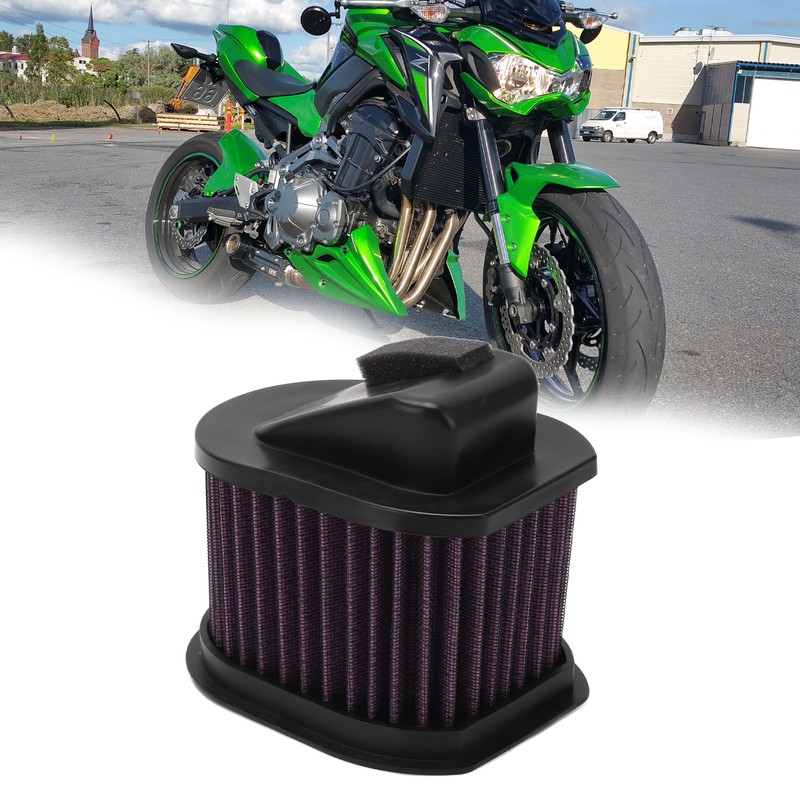 Motorcycle Air Filter High Flow Washable Reusable Wearproof Replacement for