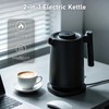 HoJang Small Electric Kettle 0.8L, 800W 6H Physical Insulation, Airtight