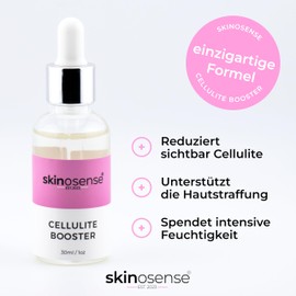 Skinosense® Anti-Cellulite Set, Cellulite Booster Serum & Hydra Derma Roller 3.0, für sichtbare Hautstraffung und Reduktion von Cellulite, stimuliert Kollagenproduktion, vegan & tierversuchsfrei