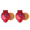 DASH Mini Waffle Maker (2 Pack) for Individual Waffles Hash