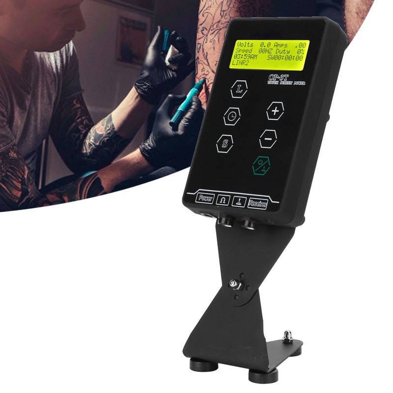 MultiFunctional Tattoo Power Supply Dual Model LCD Display Mini Tattoo