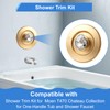 T470 Shower Trim Kit Compatible With Moen Chateau, Gold Handle