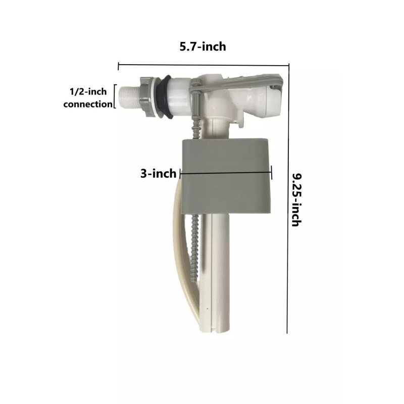 NUFLUSH Delta Toilet RP71168 Side Mount Fill Valve by NuFlush