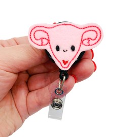 Uterus Badge Reel
