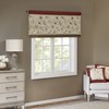 Embroidered Light Filtering Rod Pocket Window Treatment Curtain Window Panel