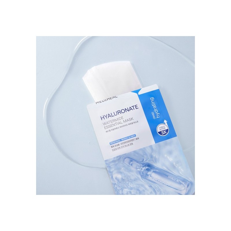 Mediheal Hyaluronic Acid Watermide Essential Mask 4 sheets + 4