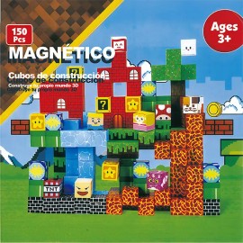 Bloques Magnéticos Parque De Juegos 150 Piezas,rompecabezas