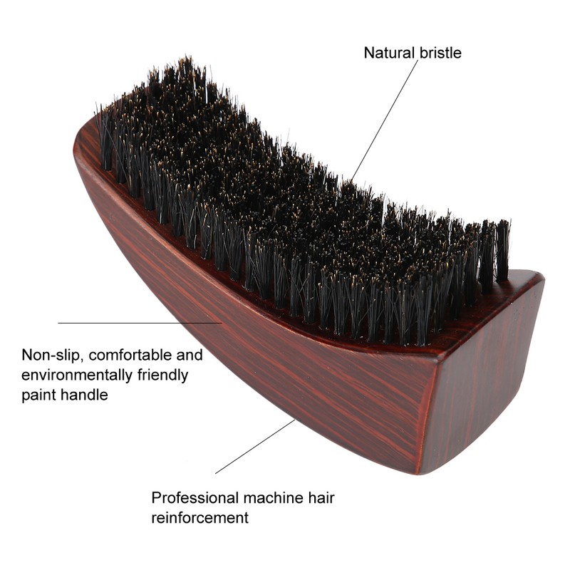 Men Beard Brush Anti Frizz Oil Head Bristle Face Massage