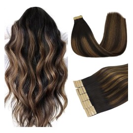 Doores Extensiones Cabello Real 14in Balayage Natural A Castañ 50gr