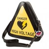 Oh My Pop! High Voltage-Warning Bag-Backpack, Yellow, 31 x 31 cm