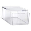 BUGUUYO Drawer Storage Bin Plastic Organizer Storage Box for Desk