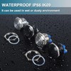 2-Pack 22mm Momentary Metal Waterproof Push Button Switch 7/8" Mounting