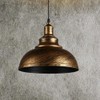 Lampshade for Ceiling Light Shade Industrial Brushed Copper Pack 2
