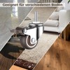 bowarepro 4 x Castors for Furniture, 32 mm Furniture Castors,