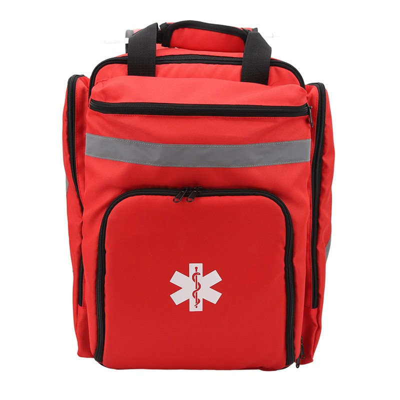 Red Firefighter Bag Large Capacity First Responder Bag Durable Emergency