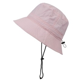Muryobao Womens Bucket Sun Hat Outdoor UV Protection Fisherman Hat Packable Summer Travel Beach Fishing Cap UPF50+ Pink