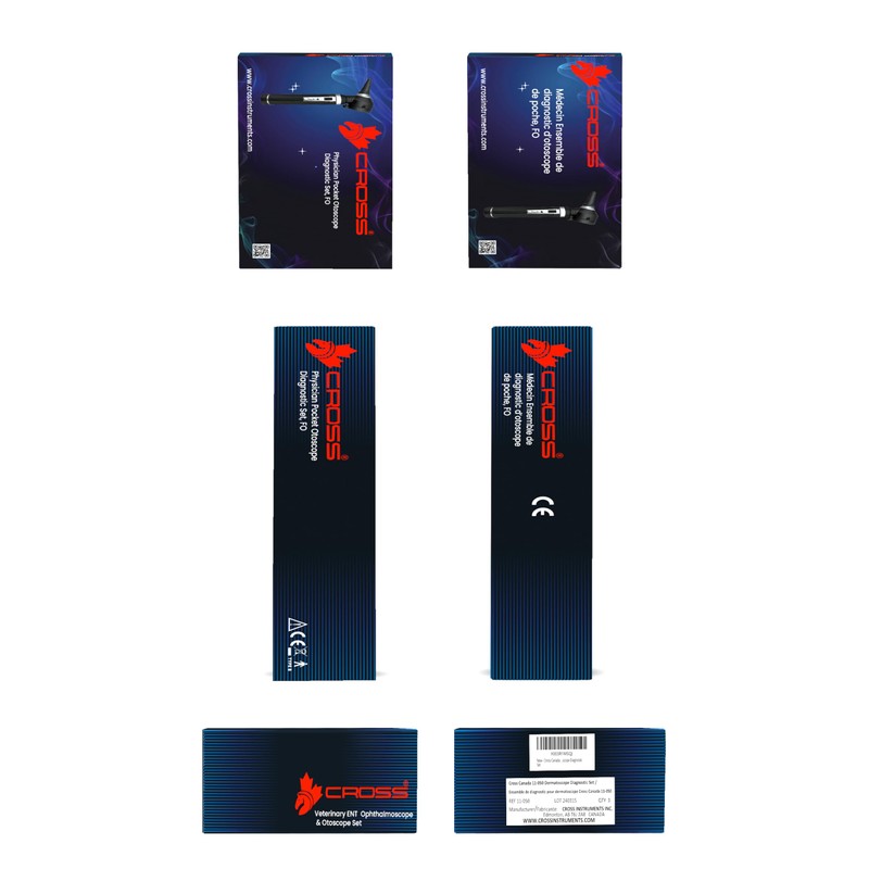 Cross Canada 11-050 LED Dermatoscope Diagnostic Set