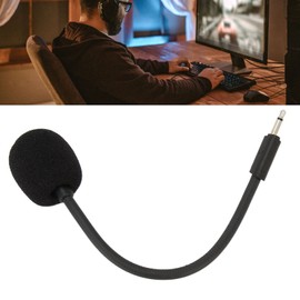 Gaming Boom Microphone Replacement for 100, Noise Reduction, Plug and Play, with Detachable Design, Sound Channel: 2 Pin, Mono