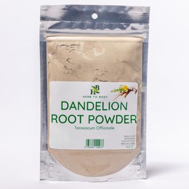Herb To Body Dandelion Root Powder | Taraxacum Officinale | Wildcrafted | 4oz