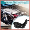 ACROPIX 2pcs Upper Radiator Bracket with Rubber Cushion Bushing Radiator