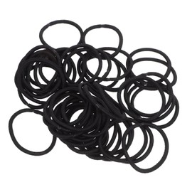 OATIPHO Elastic Hair Ties 100 Pcs 4mm Thick Seamless Hair Bands for Women Stretchy Ponytail Holders and DIY Accessories