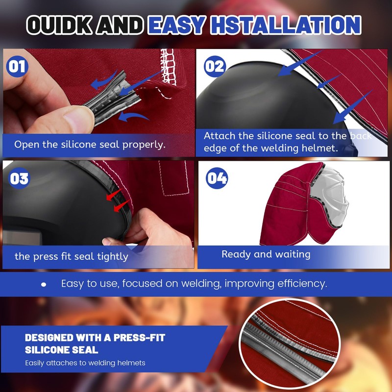 Welding Helmet Cover, Welding Helmet Accessories, Welding Hood Accessories for