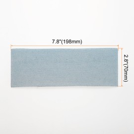 sourcing map 15pcs Mesh Sanding Sheets 240 Grits 2.8" x 7.8" Ceramic Abrasive Wet Dry Sandpaper Dust-Free Hook and Loop Abrasive Pads for Car Woodworking Metal Polishing & Grinding