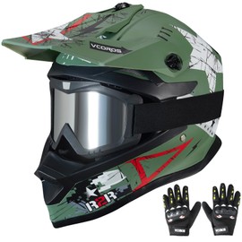 Kids Dirt Bike Helmets VF605 DOT Certified Youth Motocross Helmet