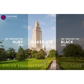 Galvanic Replacement Lenses for Oakley Splinter Sunglasses - Ruby + Black Polarized - Combo Pack