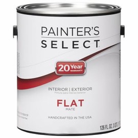 True Value CPSN-GL Painter's Select Neutral Base Interior Exterior Flat Acrylic Latex Paint, 1-Gallon