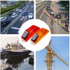 RISOON Solar Strobe Warning Light: Sensitive LED Warning Lamp High