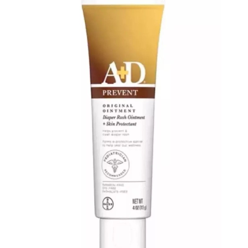 A+D Original Diaper Rash Ointment & Skin Protectant Tattoo &