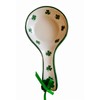Whimsical Cupboard Irish St Patrick's Pattern Shamrock Ceramic Spoon Rest