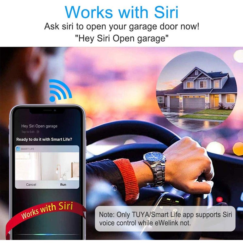 Newgoal Wireless Garage Door Smart Timer Opener Remote Control. Compatible