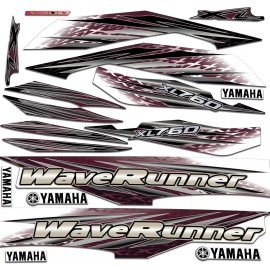 Yamaha 1999 Yamaha XL760 wave runner decals stickers Waverunner 760  graphic kit MAROON