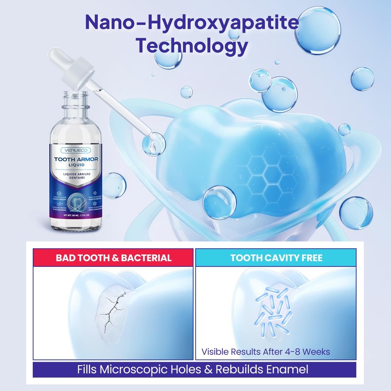 Cavity Protection Tooth Armor Liquid: Science-Backed Formula Strengthens Enamel with