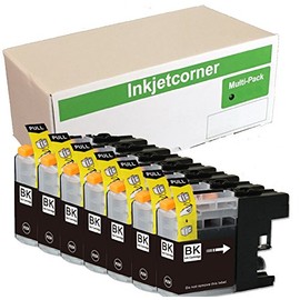 Inkjetcorner Compatible Ink Cartridges Replacement for LC203 XL LC203BK for use with MFC-J460DW MFC-J480DW MFC-J485DW MFC-J680DW MFC-J880DW MFC-J885DW (Black, 7-Pack)