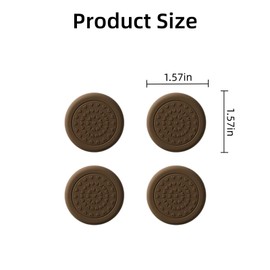8 Pack Anti-Slip Cutting Board Stabilizer Pads Cutting Board Feet, Self-Adhesive Waterproof Rubber Feet for Furniture, Non-Marking Grips for Chopping Blocks, Shock-Absorbent, Noise Reducing (Round)