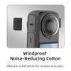 CAPART Mic Wind Muff Replacement for Insta360 X4 X3 X2